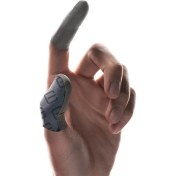 Resim BUM N1 Gümüş Fiber Ultra Hassas Pubg Oyun Parmak Eldiveni (2 Adet Parmaklık) 