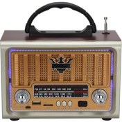 Resim Mey İthalat Taşınabilir Klasik Am/fm/sw Retro Nostaljik Radyo 