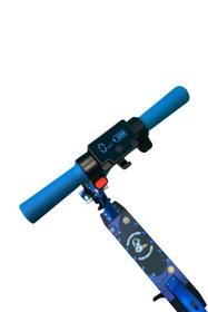 Resim SIMATE Scooter Çocuk Elektrikli – 130W ,LED, Amortisörlü,Dizlik & Dirseklik Hediyeli -Distribütör Garantili 