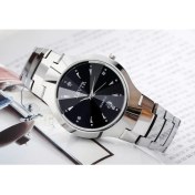 Resim 2xudc Erkekler-Siyah Oem Odm Sıcak Satış Lsvtr Su Geçirmez Çift Izle Aşk Kadın ve Titan Takvim Erkekler Unisex Bayanlar Paslanmaz Çelik Kuvars Izle W (Yurt Dışından) 