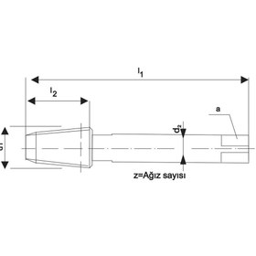 Resim Fett Npt 1 1/2-11,5 Iat Npt Hss Konik Makina Kılavuzu 
