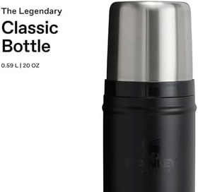 Resim STANLEY Classic Legendary Vakumlu Termos 0.60 Litre - Siyah 2.0 | Paslanmaz Çelik 