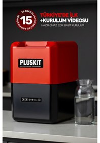 Resim Pluskit 8 Litre 15 Aşama Mineralli 75 Gpd Su Arıtma Cihazı Ks0010 