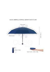 Resim Bliss Umbrella 8 Telli Kapsül Şemsiye Lacivert 