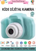 Resim Çocuk Fotoğraf Makinesi Mini Dijital Fotoğraf Makinesi 1080p Hd Selfie Kamera 