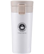 Resim Springsun 380ml Paslanmaz Çelik Termos Seyahat Kahve Termosu - Sıcak Ve Soğuk İçecekler İçin Vakumlu Yalıtım Siyah 