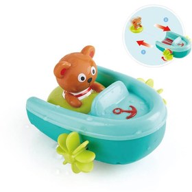 Resim Hape Çek-Bırak Tekne ve Ayıcık - Banyo Oyuncağı 