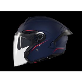 Resim MT Helmets KASK MT COSMO SV ÇENESİZ GÖZLÜKLÜ MAT MAVİ 