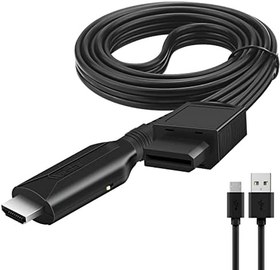 Resim Wii - HDMI Dönüştürücü Adaptörü 1080P WII - HDMI Ses Video Dönüştürücü Kablosu 1 m / 3,2 ft Wii HDMI Çıkışında Wii HDTV Monitör ile Uyumlu Tüm Wii Ekran Modlarını Destekler 