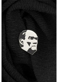 Resim Atatürk Silüeti Gümüş Rozet -5873 Gümüş 