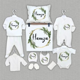 Resim Bebeqon Isme Özel 11'li Organik Hastane Çıkışı 