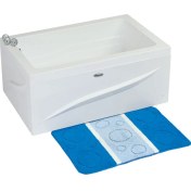 Resim Avon Mini Dikdörtgen Küvet 110x70, H43 (Gövde + Metal Ayak + Ön Panel) 