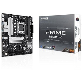 Resim Asus Prime B850M-K DDR5 8400 MHz OC M.2 HDMI/DP PCIe 5.0 AM5 mATX Anakart 
