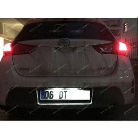 Resim Toyota Uyumlu Aurıs T10 Beyaz Plaka Ledi Arıza Işığı Yakmaz Led Ampül 