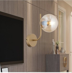 Resim Lowel Tekli Eskitme Bal Camlı Modern Yatak Başı Salon Aplik Eskitme 