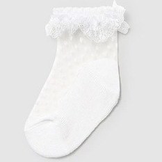Resim Mayoral Kız Bebek Tüllü Soket Şorap Beyaz 