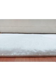 Resim Organıc Soft 60x100 Beyaz Banyo Paspası Beyaz 