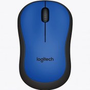 Resim Logitech M220 Sessiz Tıklama Kablosuz Mouse Mavi Nano Alıcı 