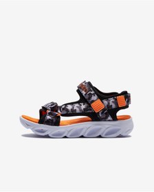 Resim Skechers Hypno - Splash Büyük Erkek Çocuk Siyah Işıklı Sandalet 400077l Bgor 