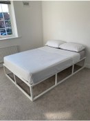 Resim Abronyahediye Çift Kişilik Karyola, Ranza,Yatak, Metal Baza, Yatak Altlığı 