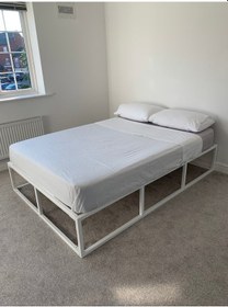 Resim Abronyahediye Çift Kişilik Karyola, Ranza,Yatak, Metal Baza, Yatak Altlığı 