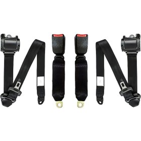 Resim Oto Emniyet Kemeri 3 Nokta Otomatik Bez Kollu 1 Takım 2 Adet (508068455) 