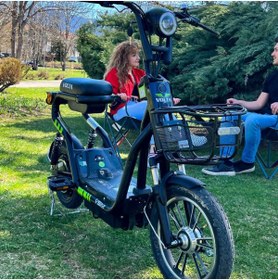 Resim Volta VSM ELKTRKLİ MOTORLU BİSİKLET MAT SİYAH 