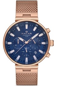 Resim Nacar ROSE GOLD ERKEK KOL SAATİ NC34-290505-RLM 