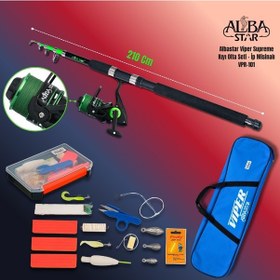 Resim Albastar Viper Supreme Kıyı Olta Seti - İp Misinalı - Vpr101 