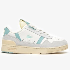 Resim Lacoste T-Clip Womens Sneaker Kadın Günlük Spor Ayakkabı Krem 