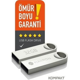 Resim Maxron 32 GB USB 2.0 Metal Flash Bellek 