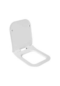 Resim Serel Rita Kanalsız Asma Klozet Rt26 + Zenith Slim Yavaş Kapanan Kapak 2'li Set Beyaz 