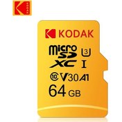 Resim Kodak Micro Sd 32gb 64gb Memori Hafıza Kartı C10 Tf Microsd Kartları Sdxc 12 64gb 