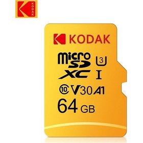 Resim Kodak Micro Sd 32gb 64gb Memori Hafıza Kartı C10 Tf Microsd Kartları Sdxc 12 64gb 