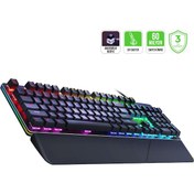 Resim Gamepower Calypso V2 RGB Optik Su ve Toza Dayanıklı Mekanik Blue Switch USB Diy Gaming Klavye Gamepower