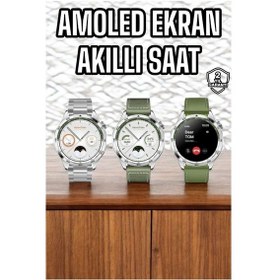 Resim Akıllı Saat Sesli Görüşme Uyku Ve Sağlık Takibi Nfc Uyumlu 