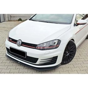 Resim MKG Vw Golf 7 R Max Design Ön Ek Piona Black 2012+ Ön Tampon Eki 