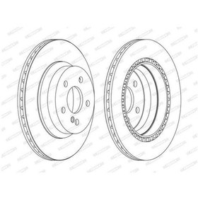 Resim Ferodo DDF1672C Fren Diski Arka Mercedes W204 W211 W219 W212 02- 