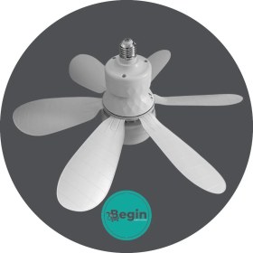 Resim 36W 6 Kanatlı Tavan Vantilatör Uzaktan Kumandalı LED Işıklı 