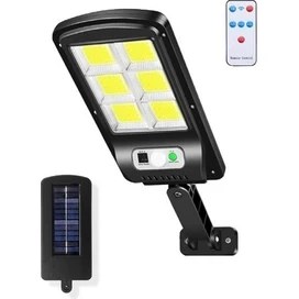 Resim Güneş Enerjili Ev Bahçe Yol Mandıra Aydınlatma Projektörü 