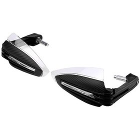 Resim Off-road Motor İçin Abs Kolluk Koruması - Led Gündüz Farı Ve Sinyal Işığı İle Sağlam, Siyah 2 Adet 