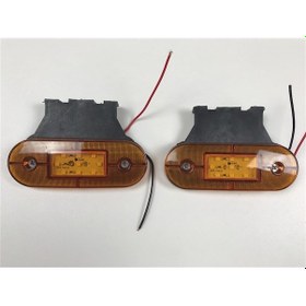 Resim Replax Sarı Kasa Lamba 24V Sallamalı 6 Ledli Dorse Lambası TAS24VSD 