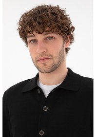 Resim U.s. Polo Assn. Erkek Siyah Hırka Triko 50298272-vr046 Siyah 