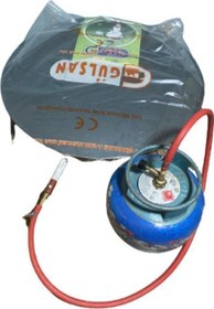 Resim Güryan Tüplü Sac Ekmek Sacı Katmer Sacı 65 Cm Hortum Vana Setli 