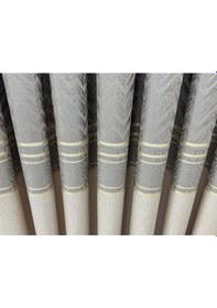 Resim Nivemeshome Avşa Desen:632349 5204 Vizon 1/3 Sık Pile Fon Perde Apm Vizon 