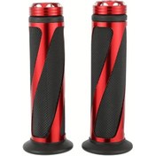 Resim Hightower Kırmızı Ustpo 22mm Kaymaz Atv Gidon Tutacakları - Foreman Raptor Grizzly İçin 