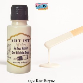 Resim Geri Dönüşüm Boyaları - 072 Kar Beyaz / 100ml 