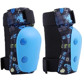 Resim Fosenze Çocuklar İçin Mavi Spor Koruyucu Seti 8-12 Yaş : Dirsek, Diz Ve Bilek Koruyucuları 6 Parça - Kaykay, Bisiklet, Scooter İçin Tüm Yönlü Koruma 