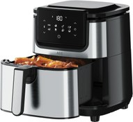 Resim AEG AF6-1-4ST AirFryer 8 Programlı Dokunmatik Sıcak Hava Fritözü, LCD Ekranlı, 4.5 L Sepet Kapasiteli, 3.5 L Kızartma Kapasiteli, Paslanmaz Çelik 