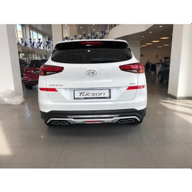 Resim Hyundai Tucson Sadece Arka Koruma Difüzör 2018-2019- 2020 Difrizö 